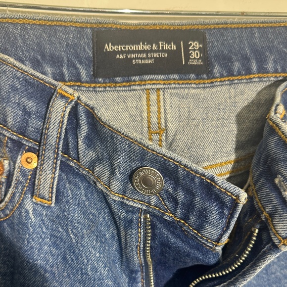 Abercrombie & Fitch Classic Blue Boyfriend Jeans - Picture 2 of 6